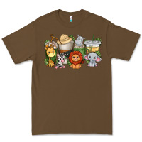 Cacao cute baby safari animals coffee cups Premium Tee - texasbilliewilder