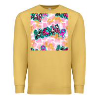 Antique Gold Breast Cancer Awareness Mom With Leopard Patterns Premium Sweatshirt - BundleAndBundleShop