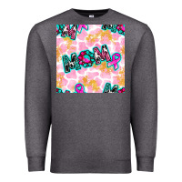 Charcoal Heather Breast Cancer Awareness Mom With Leopard Patterns Premium Sweatshirt - BundleAndBundleShop