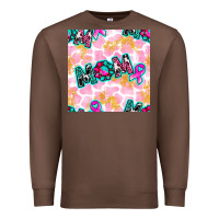 Chestnut Breast Cancer Awareness Mom With Leopard Patterns Premium Sweatshirt - BundleAndBundleShop