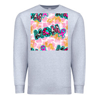 Heather Grey Breast Cancer Awareness Mom With Leopard Patterns Premium Sweatshirt - BundleAndBundleShop