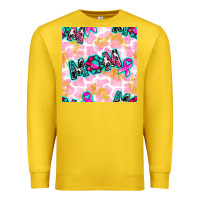 Lemon Breast Cancer Awareness Mom With Leopard Patterns Premium Sweatshirt - BundleAndBundleShop