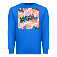True Royal Breast Cancer Awareness Mom With Leopard Patterns Premium Sweatshirt - BundleAndBundleShop