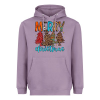 Lavender merry christmas trees Heavyweight Hoodie - MaliasSmallBusiness