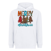White merry christmas trees Heavyweight Hoodie - MaliasSmallBusiness