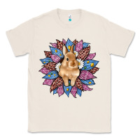 Natural easter leopard bunny sunflower Classic Tee - Artiststas