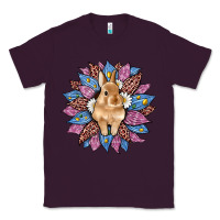 Plum easter leopard bunny sunflower Classic Tee - Artiststas