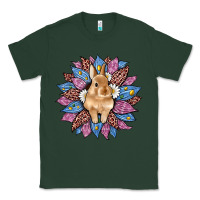 Sports Green easter leopard bunny sunflower Classic Tee - Artiststas