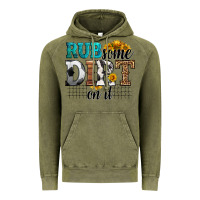 Vintage Olive rub some dirt on it soccer Vintage Hoodie - HRA Design Shop