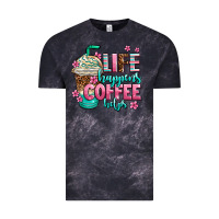 Cloud Black life happens coffee  helps Vintage Tee - AdoDesignShop