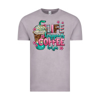 Vintage Zinc life happens coffee  helps Vintage Tee - AdoDesignShop