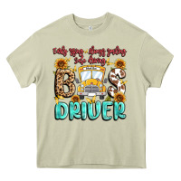 Mossy early rising always smiling safe driving bus drive Heavy Core Tee - MaliasSmallBusiness