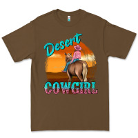 Cacao desert cowgirl Premium Tee - texasbilliewilder