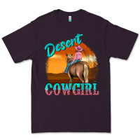 Plum desert cowgirl Premium Tee - texasbilliewilder