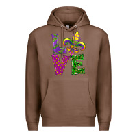 Chestnut mardi gras love Premium Hoodie - RanaPortraitStore