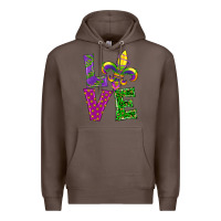Coffee mardi gras love Premium Hoodie - RanaPortraitStore