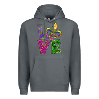 Rock mardi gras love Premium Hoodie - RanaPortraitStore