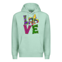 Seafoam mardi gras love Premium Hoodie - RanaPortraitStore