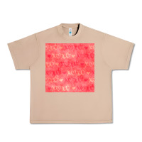 Burro valentines day xoxo seamless pattern Urban Heavy Tee - BundleAndBundleShop