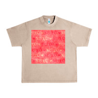 French Oak valentines day xoxo seamless pattern Urban Heavy Tee - BundleAndBundleShop