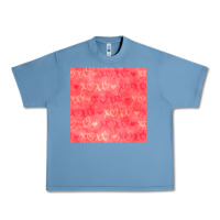 Pebble Blue valentines day xoxo seamless pattern Urban Heavy Tee - BundleAndBundleShop