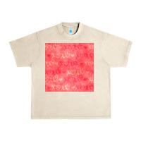 Sandshell valentines day xoxo seamless pattern Urban Heavy Tee - BundleAndBundleShop