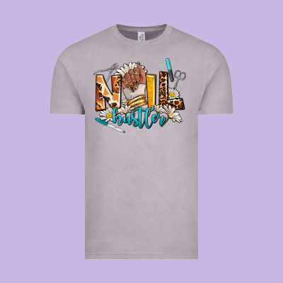Nail Hustler Vintage Tee Designed By Adodesignshop