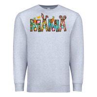 Heather Grey Easter Mama Premium Sweatshirt - BundleAndBundleShop