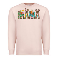Pale Pink Easter Mama Premium Sweatshirt - BundleAndBundleShop
