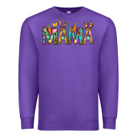 Purple Easter Mama Premium Sweatshirt - BundleAndBundleShop