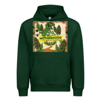 Forest Green motherhood is a walk in the park Urban Hoodie - TumblerDesignByShophia