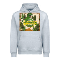 Heather Grey motherhood is a walk in the park Urban Hoodie - TumblerDesignByShophia