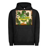 Pigment Black motherhood is a walk in the park Urban Hoodie - TumblerDesignByShophia