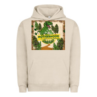 Pigment French Oak motherhood is a walk in the park Urban Hoodie - TumblerDesignByShophia