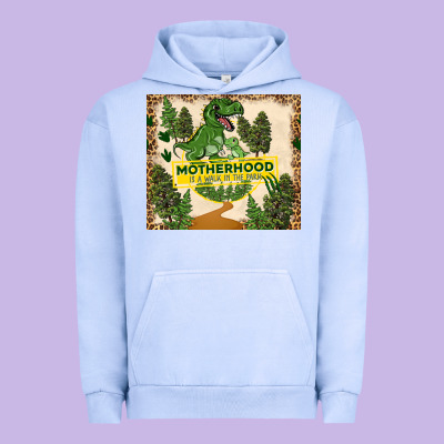 Motherhood Is A Walk In The Park Urban Hoodie Designed By Tumblerdesignbyshophia