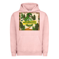 Pigment Salmon motherhood is a walk in the park Urban Hoodie - TumblerDesignByShophia
