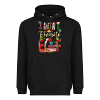 Black santas favorite elf Heavyweight Hoodie - MaliasSmallBusiness