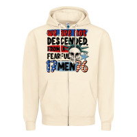 We Are Not Descended From A Fearful Me Zipper Hoodie | Teevron