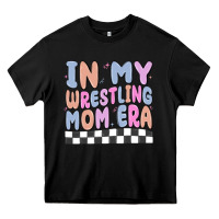 Black in my wrestling mom era Heavy Core Tee - MaliasSmallBusiness