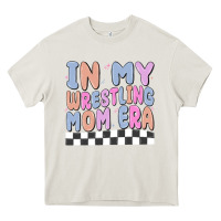 Cream in my wrestling mom era Heavy Core Tee - MaliasSmallBusiness