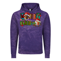 Cloud Purple merry christmas gnomies Vintage Hoodie - FaDigitalArtStudio