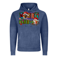 Vintage Denim merry christmas gnomies Vintage Hoodie - FaDigitalArtStudio