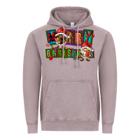 Vintage Zinc merry christmas gnomies Vintage Hoodie - FaDigitalArtStudio