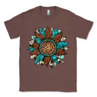 Chestnut gemstone cowhide leopard turquoise sunflower Classic Tee - Artiststas