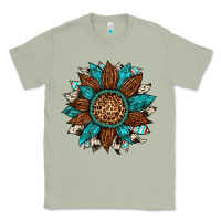 Matcha gemstone cowhide leopard turquoise sunflower Classic Tee - Artiststas