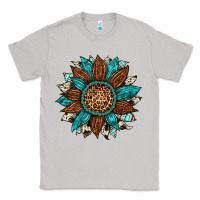 Moon Dust gemstone cowhide leopard turquoise sunflower Classic Tee - Artiststas