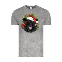 Cloud Rock christmas black angus Vintage Tee - JahusDesignShop