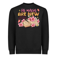 Black his mercies are new every morning lamentations 3 2 Heavyweight Sweatshirt - JahusDesignShop