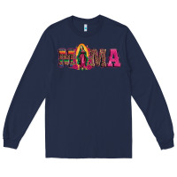 Navy mama our lady of guadalupe Long Sleeve Tee - Artiststas
