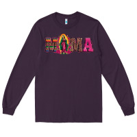 Plum mama our lady of guadalupe Long Sleeve Tee - Artiststas